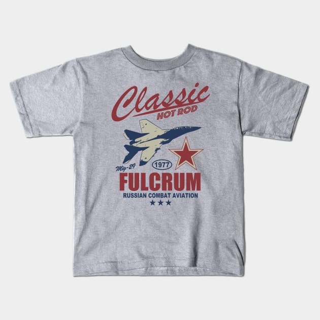 Mig-29 Fulcrum Kids T-Shirt by TCP